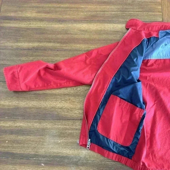 Brooks Brothers Red Fleece Full Zip Up Lightweight Jacket Men’s SZ M Red - Picture 14 of 15
